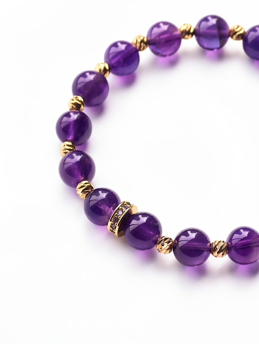 "Deep Knowing" Amethyst Bracelet