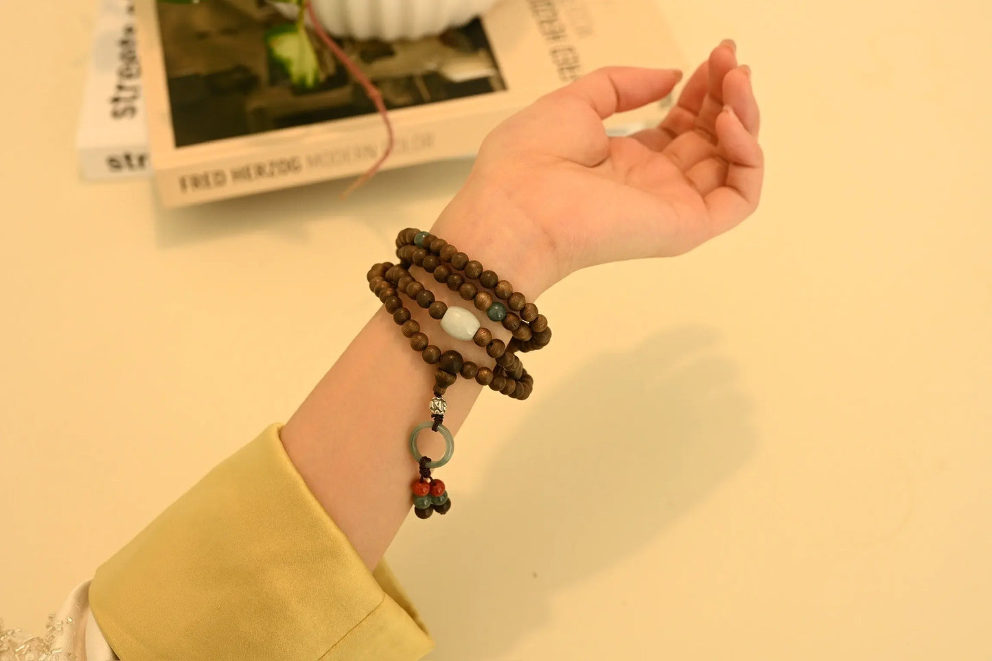 Agarwood Multi-Loop Bracelet Plumwhisper