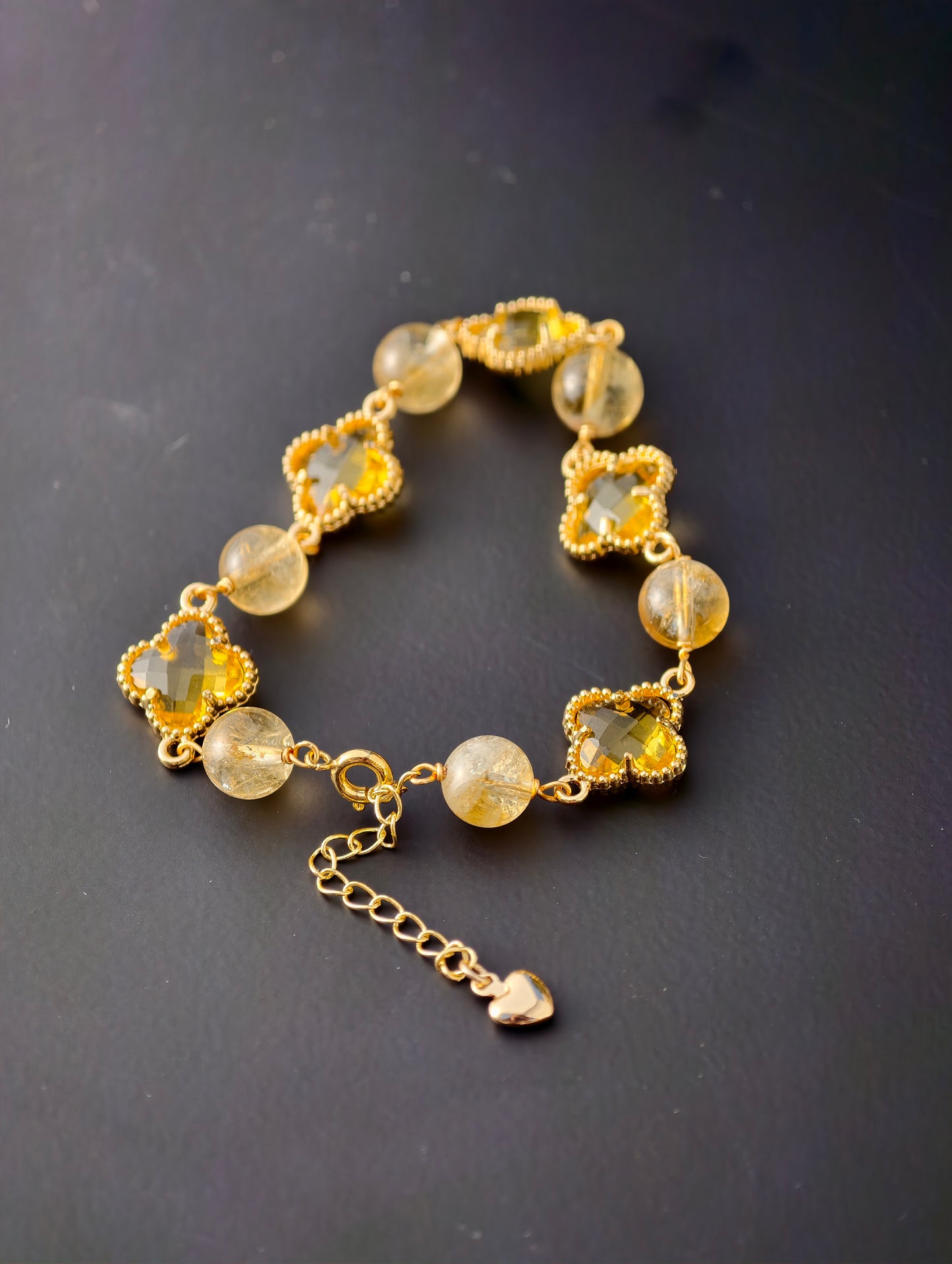 Citrine & Gold “Fortune Radiance” Bracelet