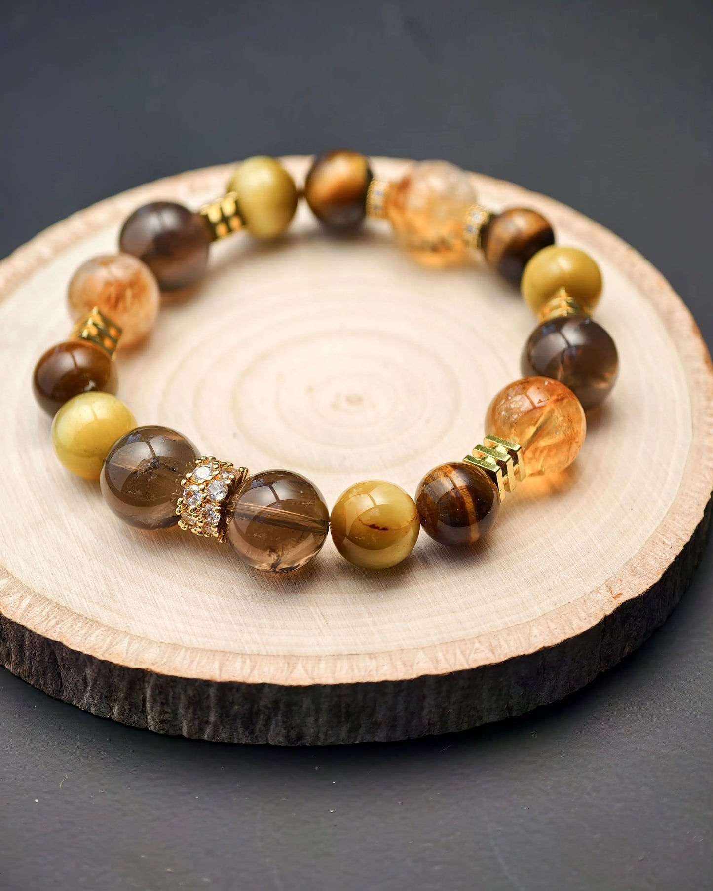 Golden Power Bracelet Plumwhisper