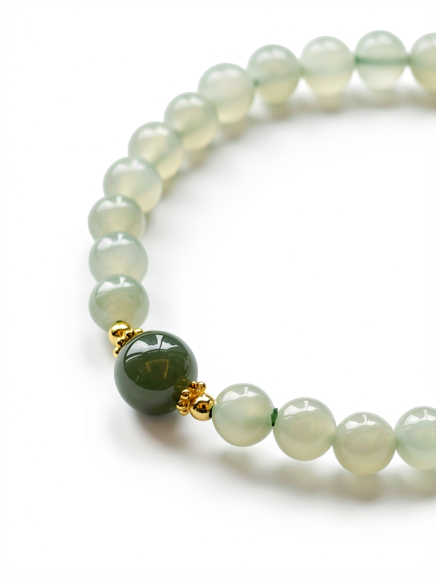 "Still Canopy" Jade Bracelet