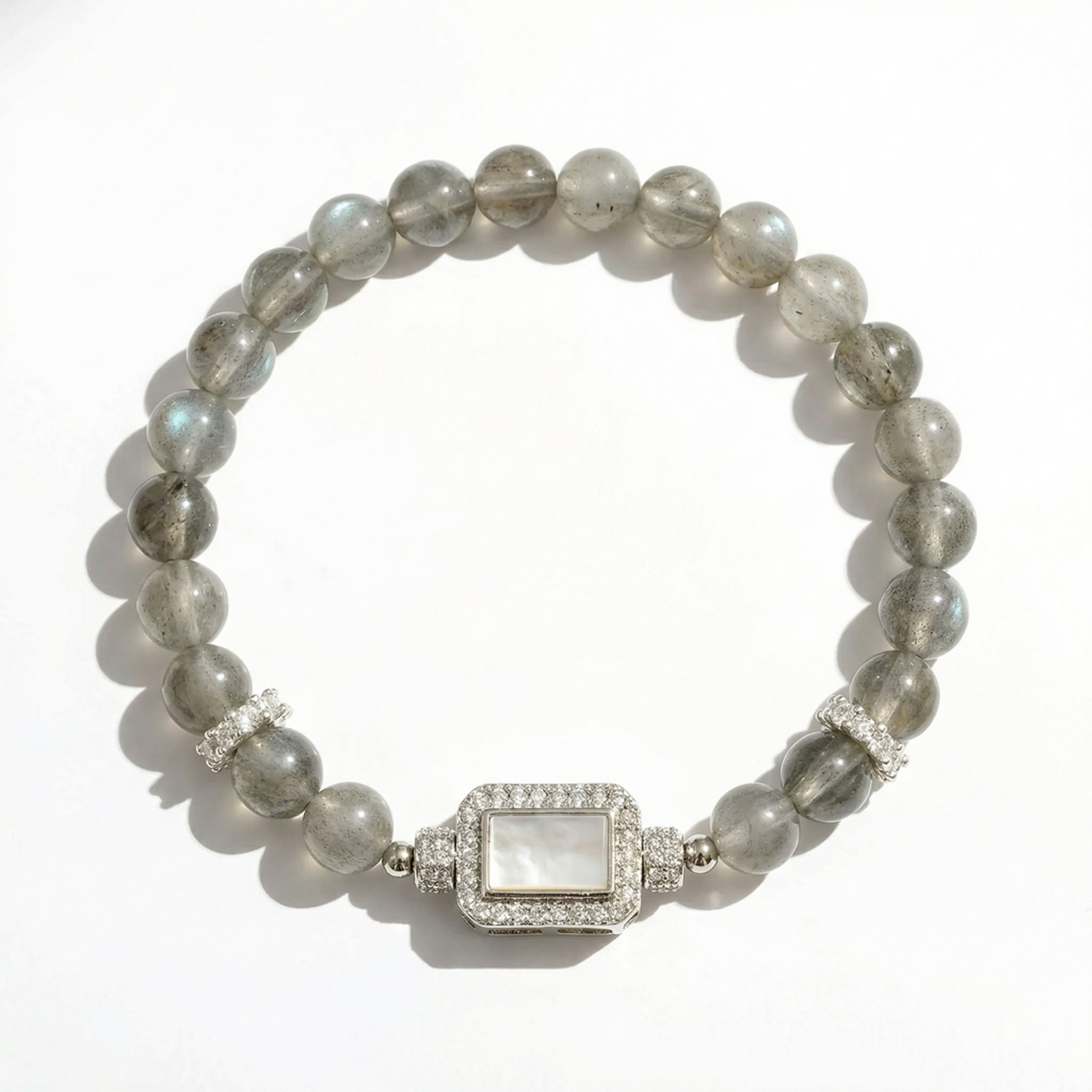 gray moonstone bracelet
