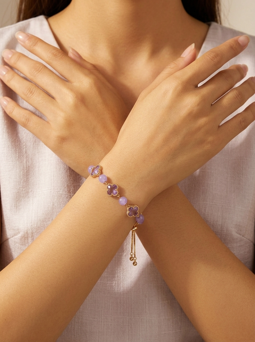 Amethyst “Whispers of Wisdom” Bracelet