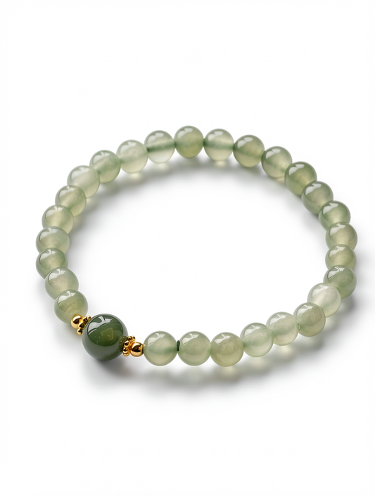 "Still Canopy" Jade Bracelet