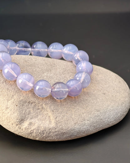Lavender Purple Crystal Bracelet Plumwhisper