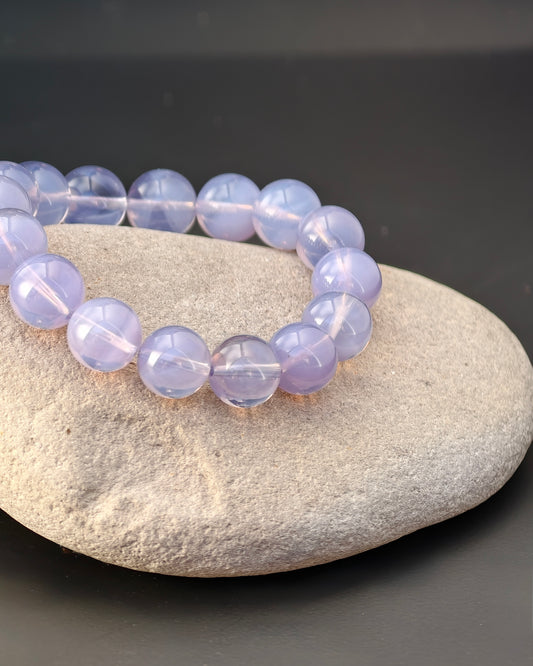 Lavender Purple Crystal Bracelet