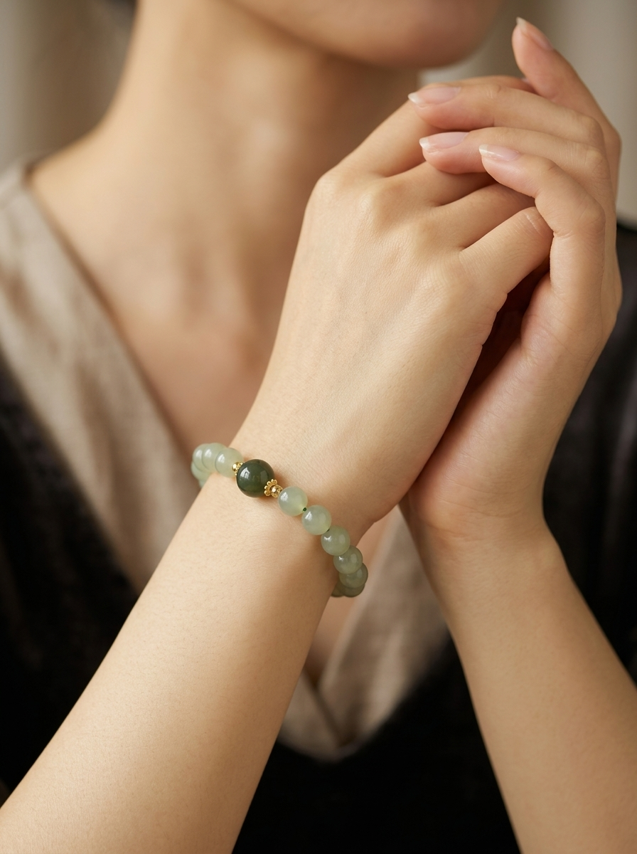 "Still Canopy" Jade Bracelet