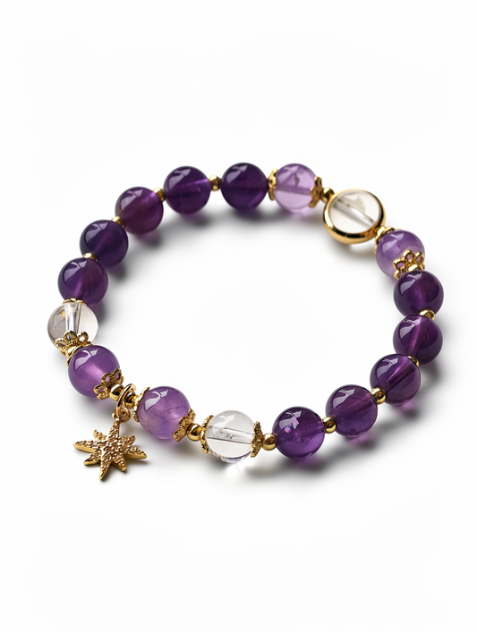 "Violet Vigil" Amethyst Bracelet