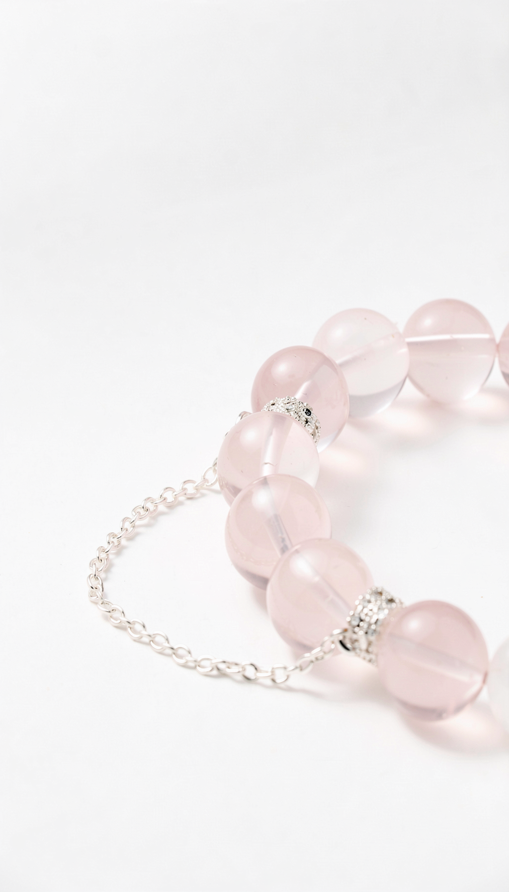 “Blush Embrace” Madagascar Rose Quartz Bracelet