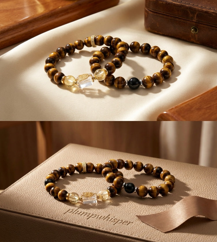 Tiger Eye & Hematite “Hearthbound” Bracelet