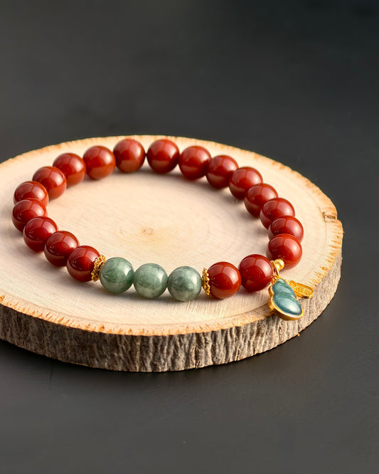 Red Agate Jade Bracelet