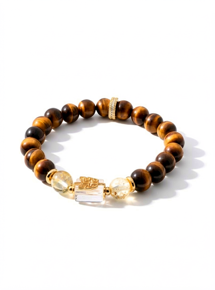 Tiger Eye & Hematite “Hearthbound” Bracelet