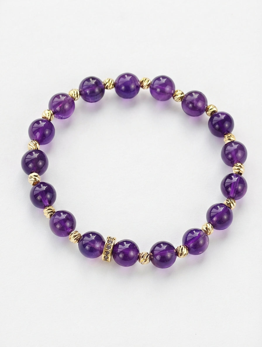 "Deep Knowing" Amethyst Bracelet