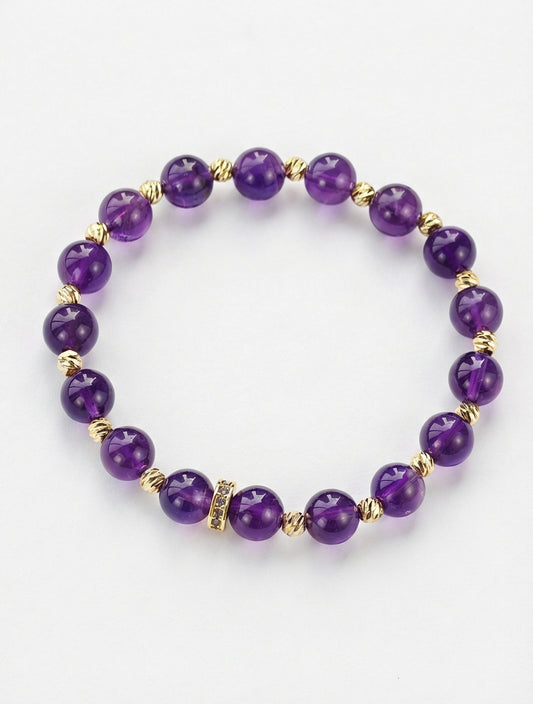"Deep Knowing" Amethyst Bracelet