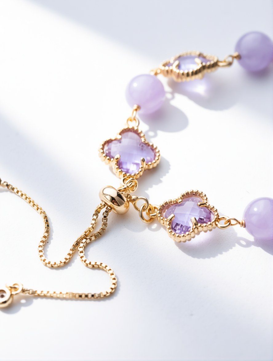 Amethyst “Whispers of Wisdom” Bracelet